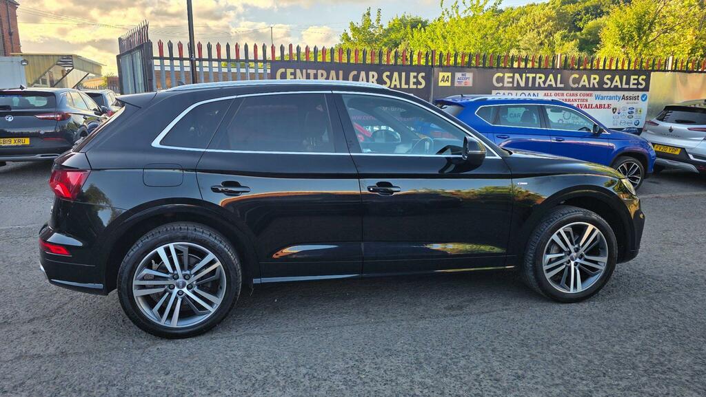 Audi Q5 2.0 Tdi S Line S Tronic Quattro Euro 6 Ss WU67NHV Black #5