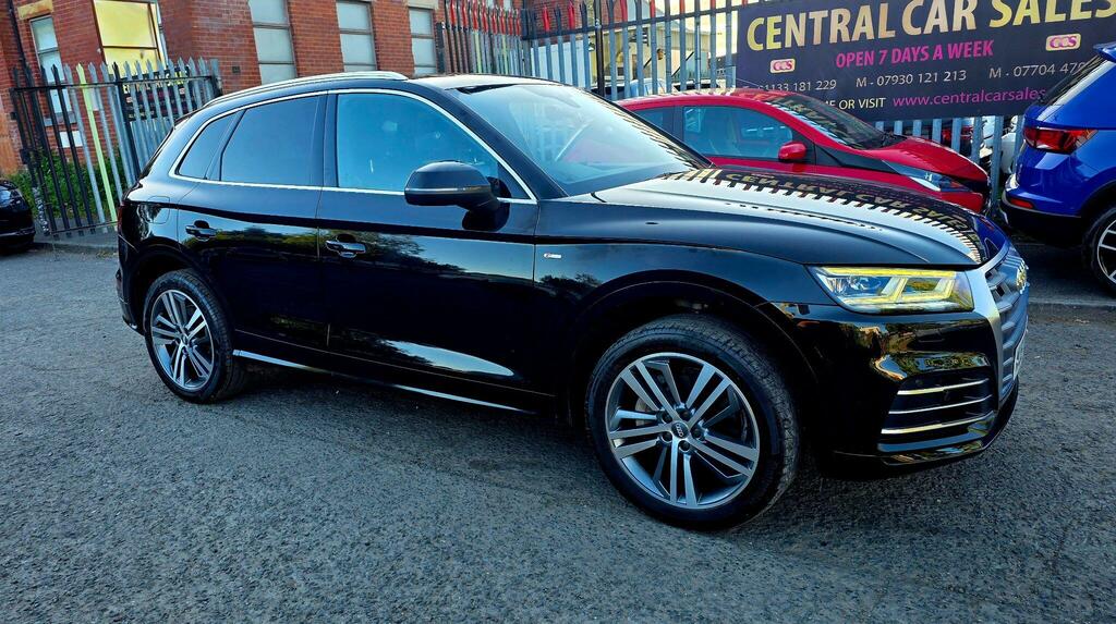 Audi Q5 2.0 Tdi S Line S Tronic Quattro Euro 6 Ss WU67NHV Black #3