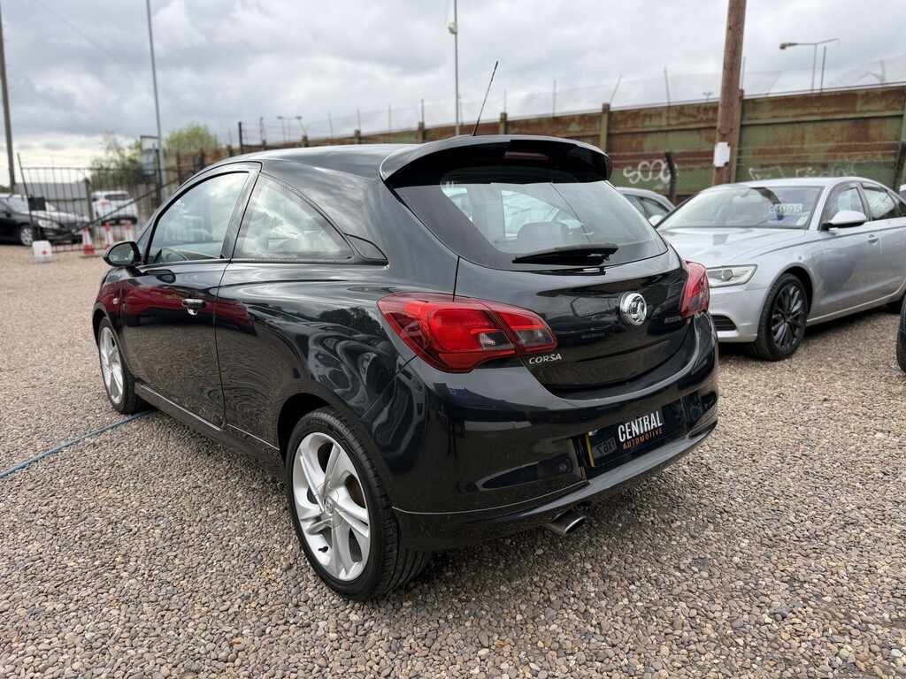 Vauxhall Corsa Hatchback 1.2 I Sri VX Line 2015 DS65YBJ Black #3