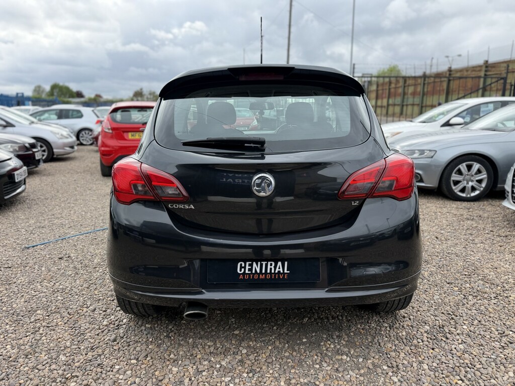 Vauxhall Corsa Hatchback 1.2 I Sri VX Line 2015 DS65YBJ Black #4