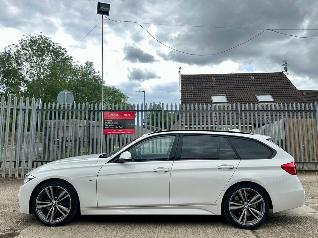 BMW 3 Series 2.0 320D M Sport Touring Euro 6 S AU66OMV White #4
