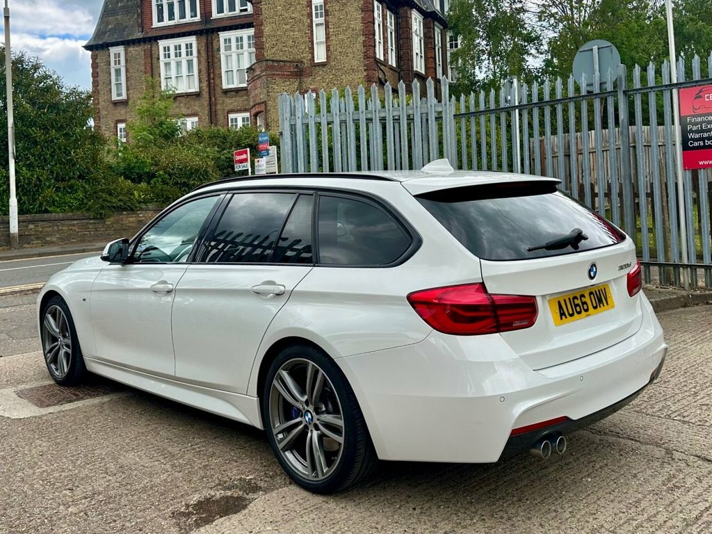 BMW 3 Series 2.0 320D M Sport Touring Euro 6 S AU66OMV White #5