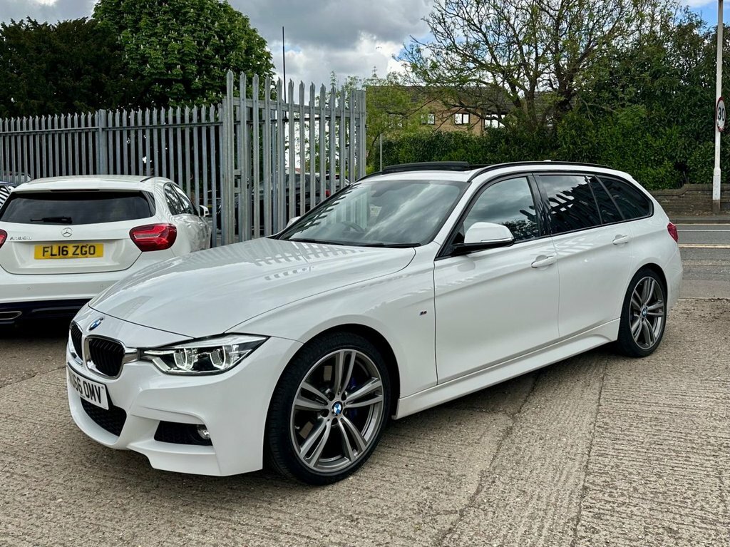 BMW 3 Series 2.0 320D M Sport Touring Euro 6 S AU66OMV White #3