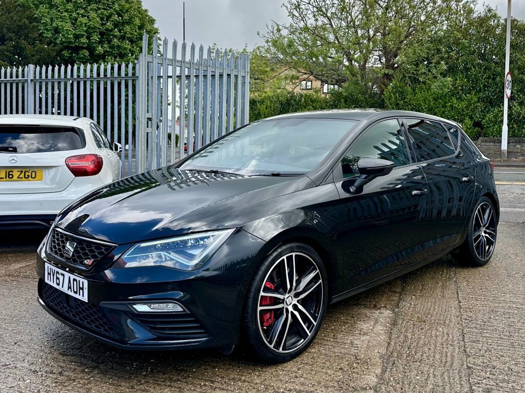 Seat Leon 2.0 Tsi Cupra 300 Hatchback Dsg Euro 6 HY67AOH Black #3