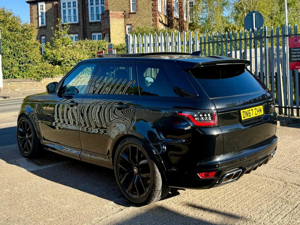 Land Rover Range Rover Sport 5.0 P575 V8 Svr Suv 4Wd Euro 6 S Black #4