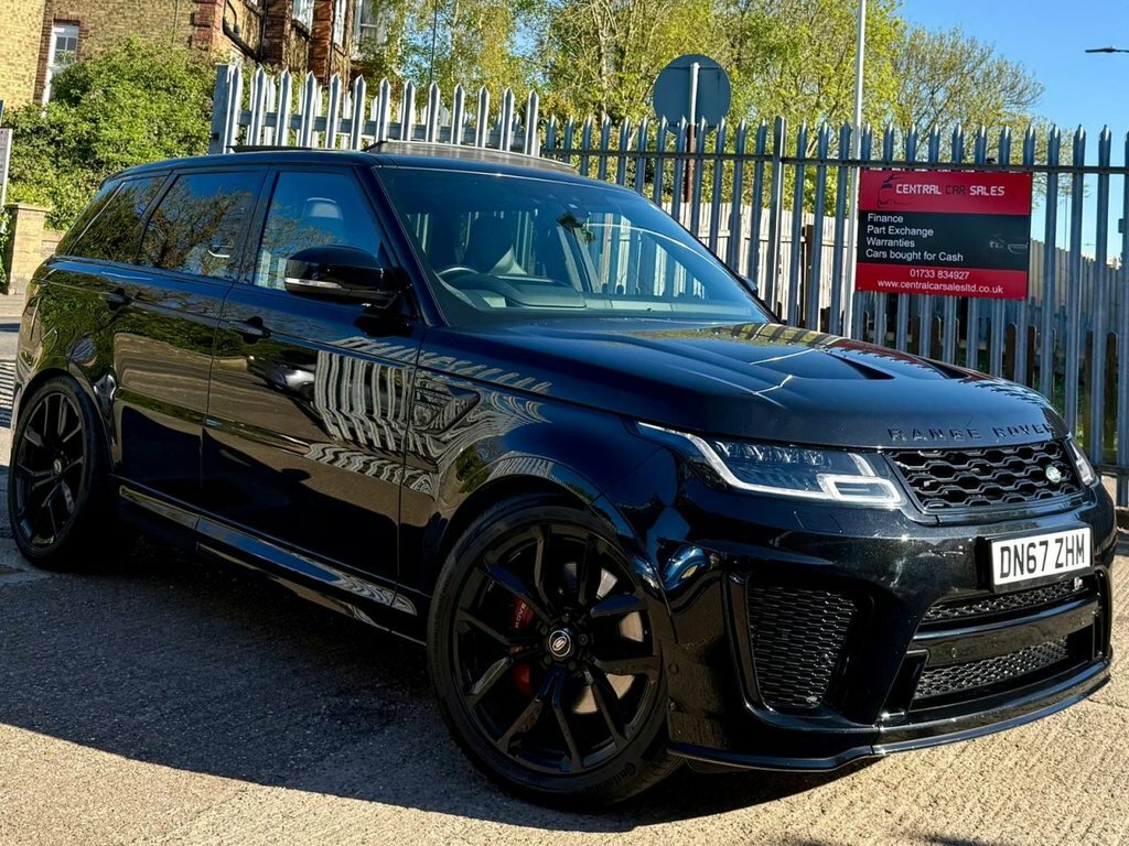 Land Rover Range Rover Sport 5.0 P575 V8 Svr Suv 4Wd Euro 6 S Black