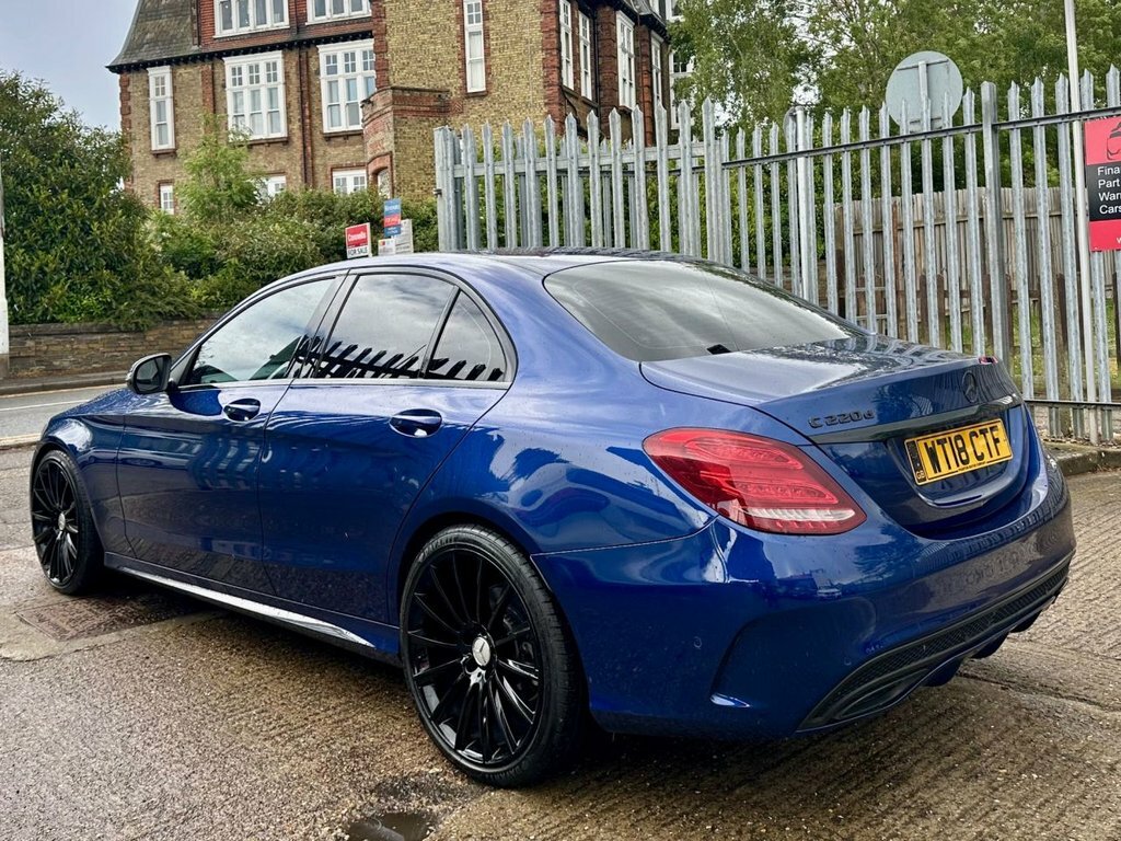 Mercedes-Benz C Class 2.1 C220d Amg Line Saloon G-tronic Eur WT18CTF Blue #5