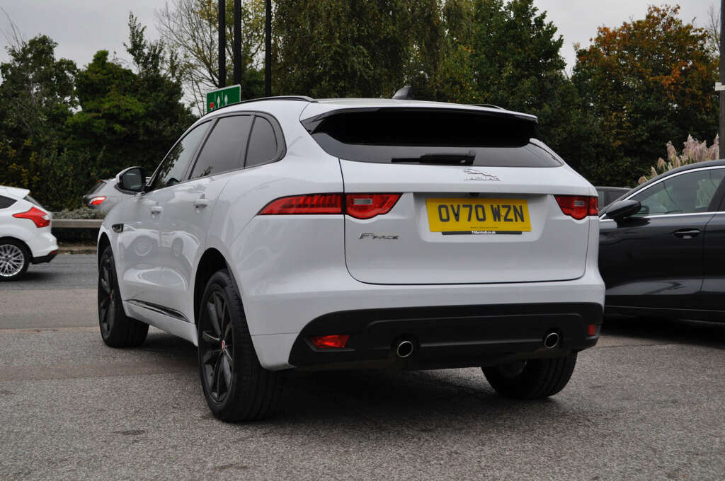 Jaguar F-Pace 2.0 F-pace Chequered Flag Awd D 4Wd OV70WZN White #5