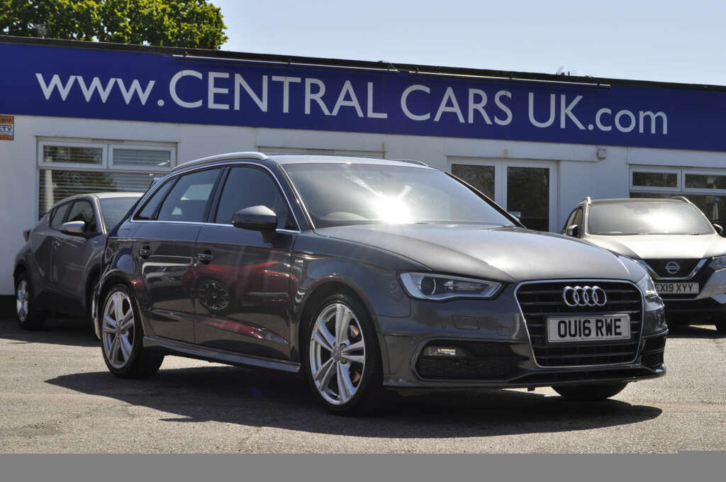 Audi A3 1.6 A3 Sportback S Line Nav Tdi Grey