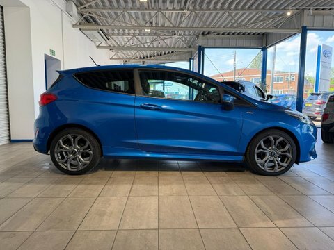 Ford Fiesta 1.0T Ecoboost St-line KN70NDV Blue #2