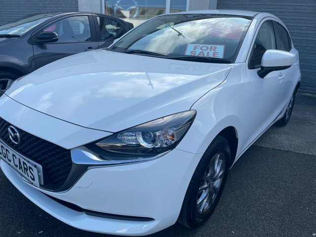 Mazda 2 1.5 E-skyactiv G Mhev Mhev Se-l Hatchback Petr BX22WYJ White #2