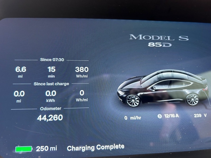 Tesla Model S 70 Auto 5dr Silver #7