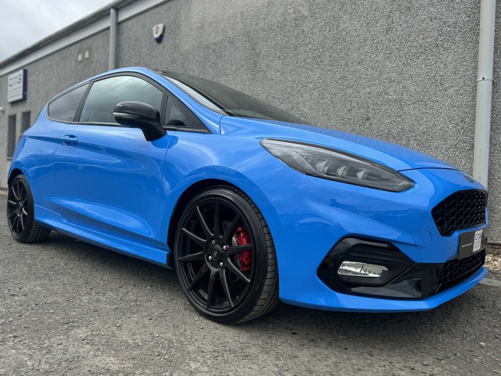 Ford Fiesta Hatchback 1.5 Fiesta St Edition 1.5L Ecoboo AK70OKW Blue #4