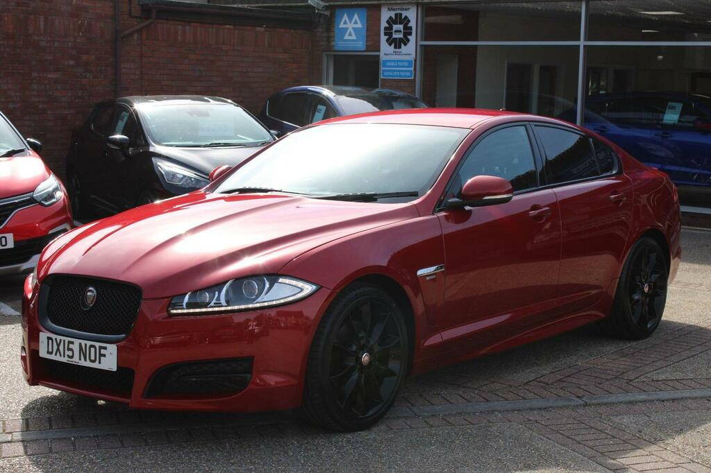 Jaguar XF 2.2D R-sport Black Euro 5 Ss DX15NOF Red #4