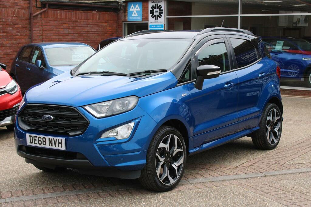 Ford Ecosport Suv 1.0T Ecoboost St-line Euro 6 Ss 20186 DE68NVH Blue #4