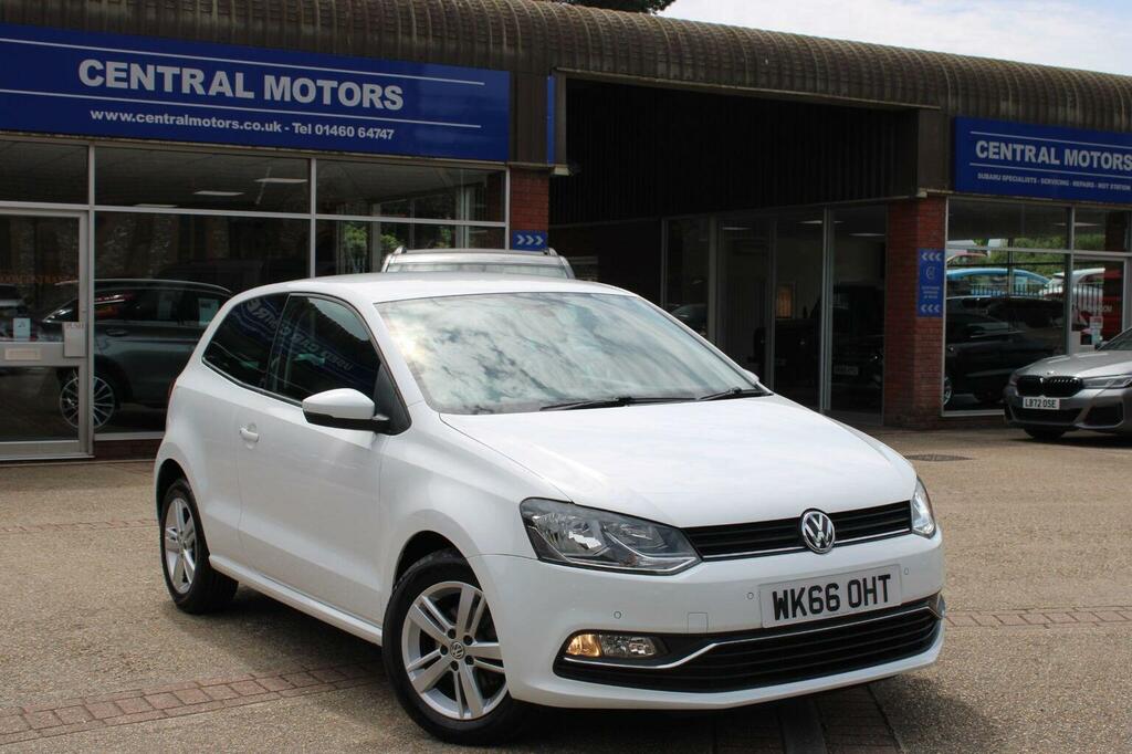 Volkswagen Polo Hatchback 1.2 Tsi Bluemotion Tech Match Dsg Euro 6 WK66OHT White #2