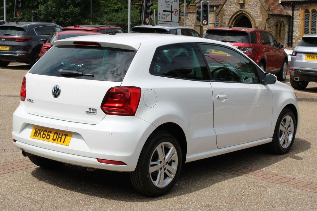 Volkswagen Polo Hatchback 1.2 Tsi Bluemotion Tech Match Dsg Euro 6 WK66OHT White #6
