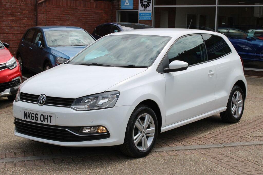 Volkswagen Polo Hatchback 1.2 Tsi Bluemotion Tech Match Dsg Euro 6 WK66OHT White #4