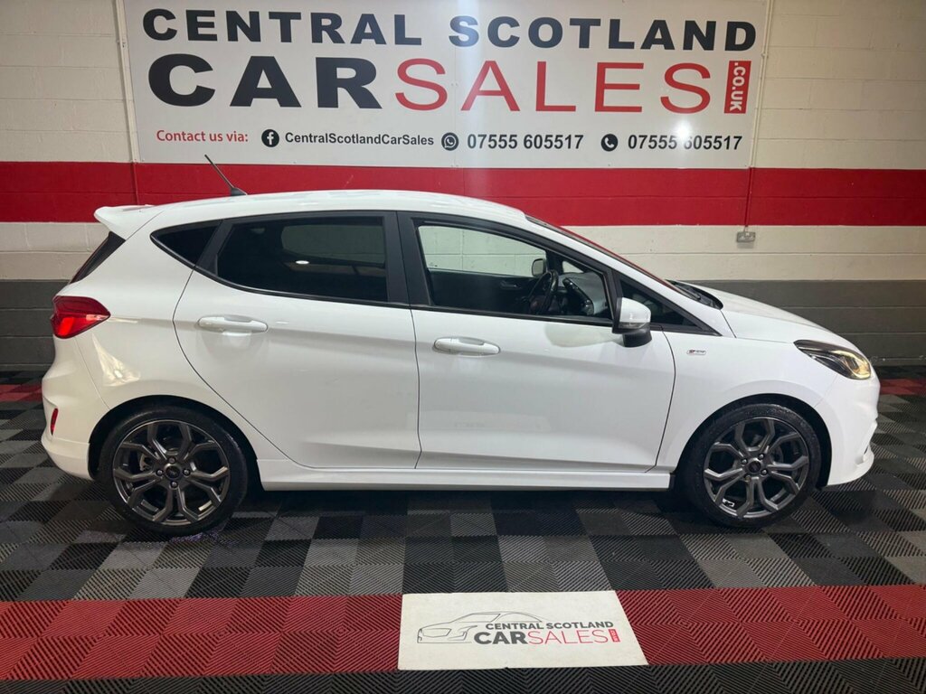 Ford Fiesta 1.0T Ecoboost St-line Euro 6 Ss White