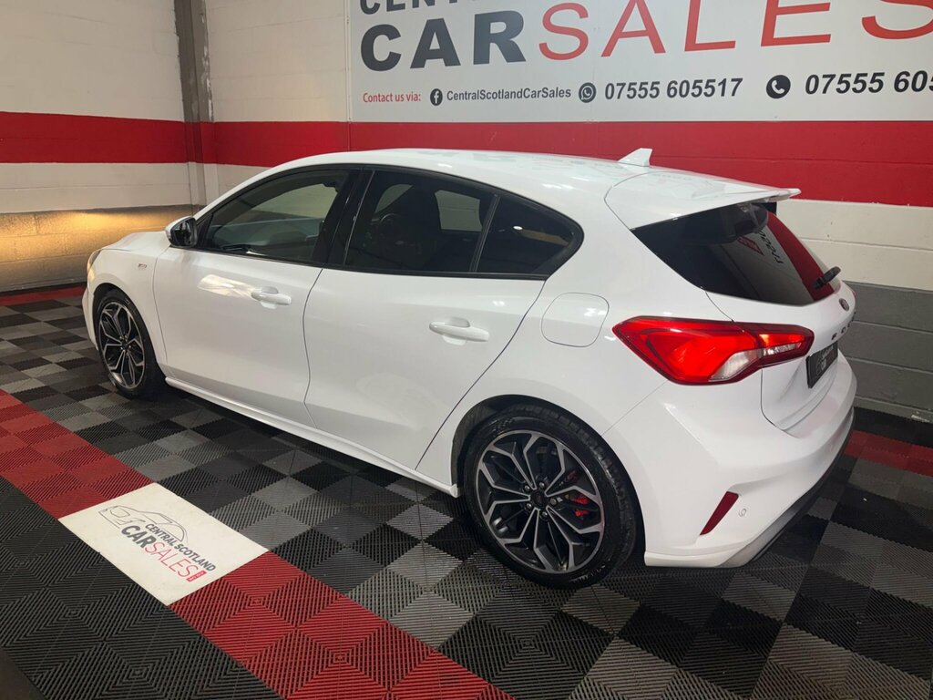 Ford Focus 1.0T Ecoboost St-line X Euro 6 Ss ML19OYK White #6
