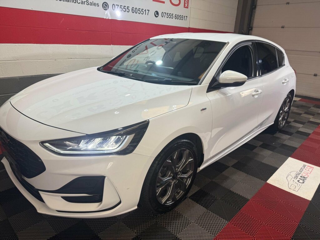 Ford Focus 1.0T Ecoboost St-line Euro 6 Ss SB72WCN White #3