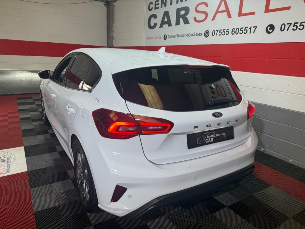 Ford Focus 1.0T Ecoboost St-line Euro 6 Ss SB72WCN White #4