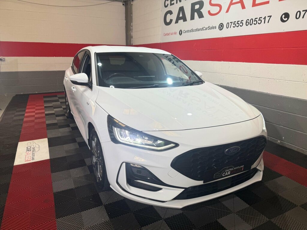 Ford Focus 1.0T Ecoboost St-line Euro 6 Ss SB72WCN White #2