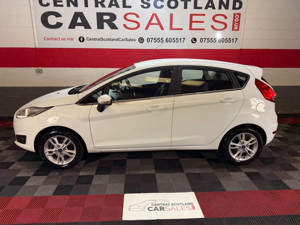 Ford Fiesta 1.25 Zetec Euro 6 NJ66XFY White #4