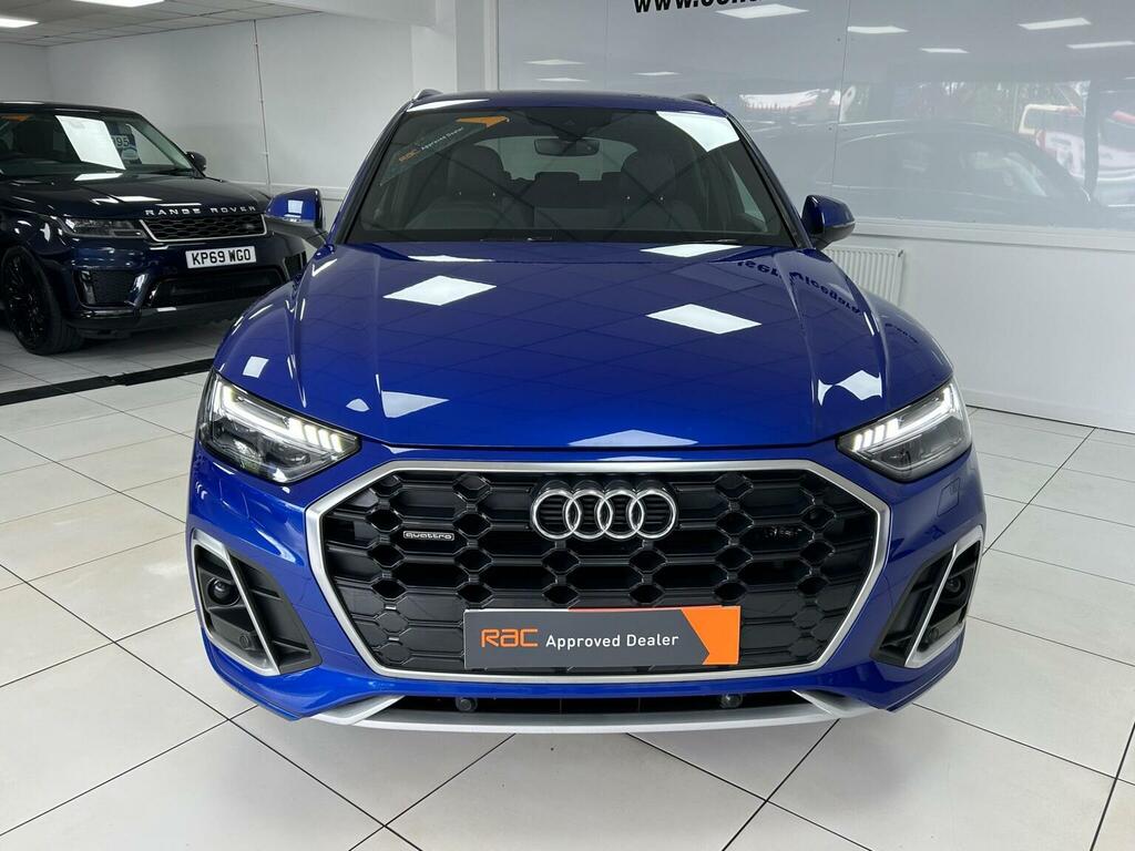 Audi Q5 2.0 Tdi 40 S Line S Tronic Quattro Euro 6 Ss HG72XHV Blue #2