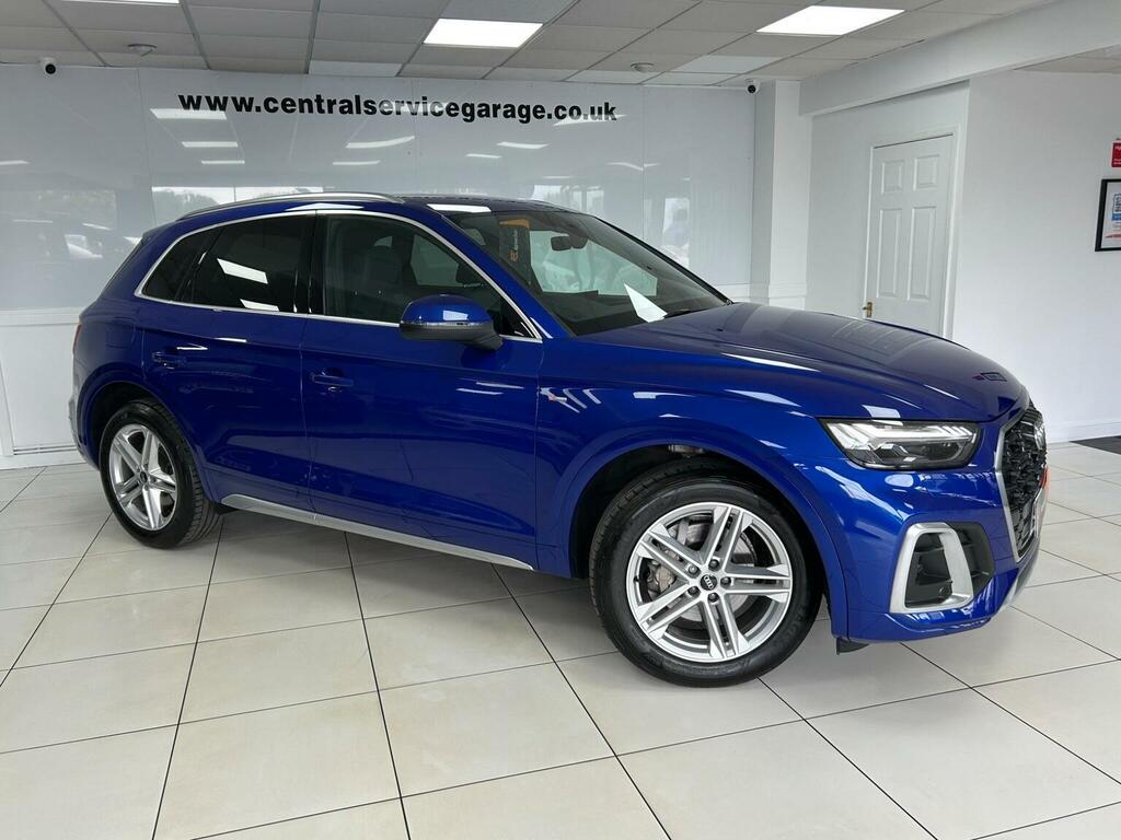 Audi Q5 2.0 Tdi 40 S Line S Tronic Quattro Euro 6 Ss HG72XHV Blue #3