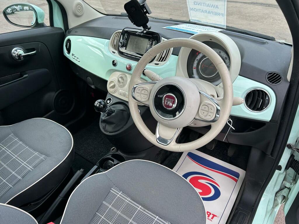 Fiat 500 1.2 Lounge Euro 6 Ss FT68ZFV Green #4