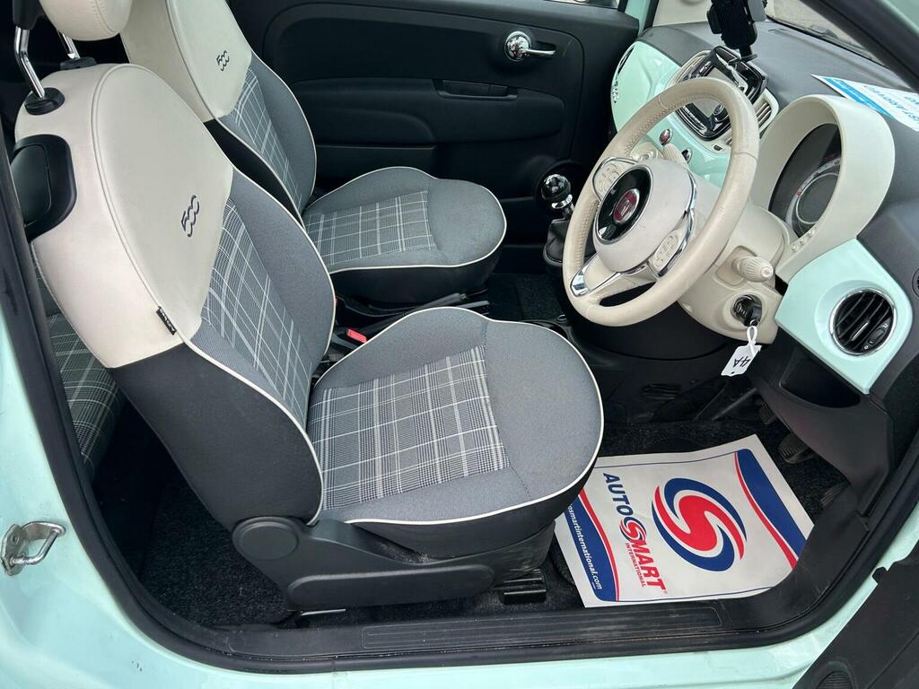 Fiat 500 1.2 Lounge Euro 6 Ss FT68ZFV Green #5