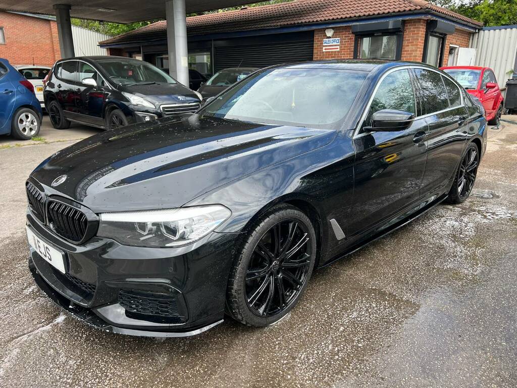BMW 5 Series 520I M Sport  Black #3