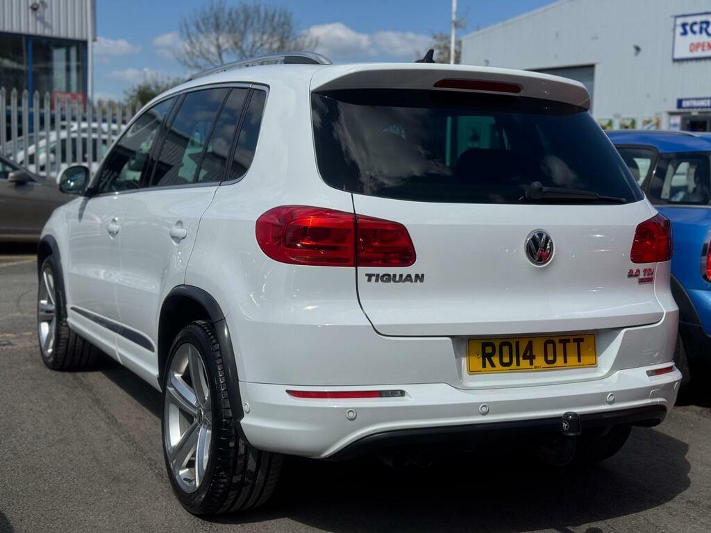 Volkswagen Tiguan 2.0 Tdi Bluemotion Tech R-line Dsg 4Wd Euro 5 S S RO14OTT White #3