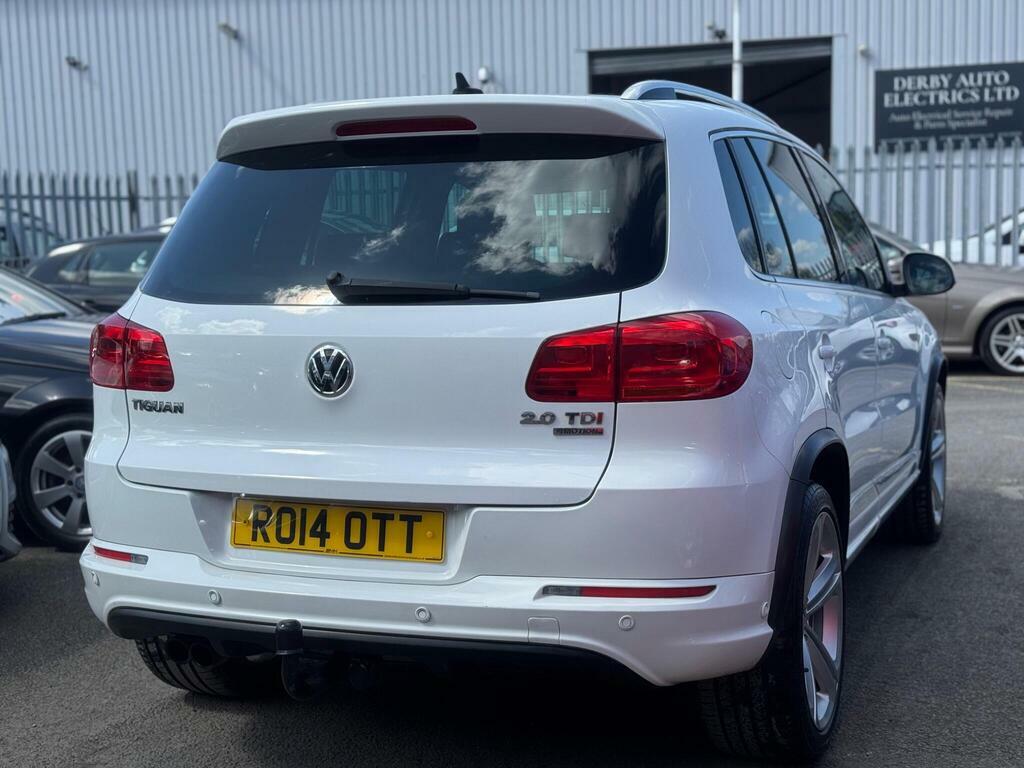 Volkswagen Tiguan 2.0 Tdi Bluemotion Tech R-line Dsg 4Wd Euro 5 S S RO14OTT White #4