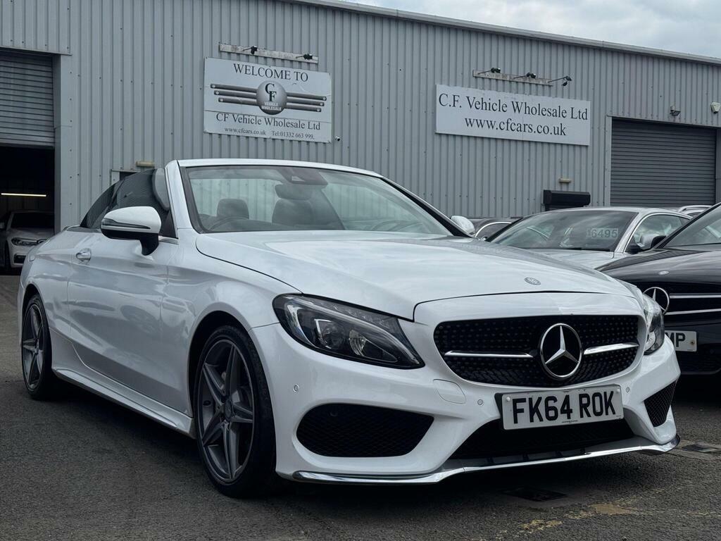 Mercedes-Benz C Class 2.1 C220d Amg Line Cabriolet White