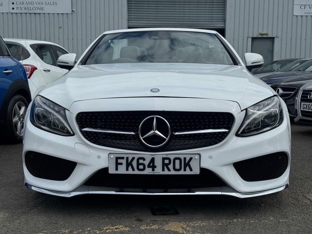 Mercedes-Benz C Class 2.1 C220d Amg Line Cabriolet FK64ROK White #6