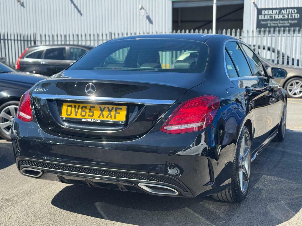 Mercedes-Benz C Class 2.1 C220d Amg Line 7G-tronic Euro 6 S S OV65XXF Black #4