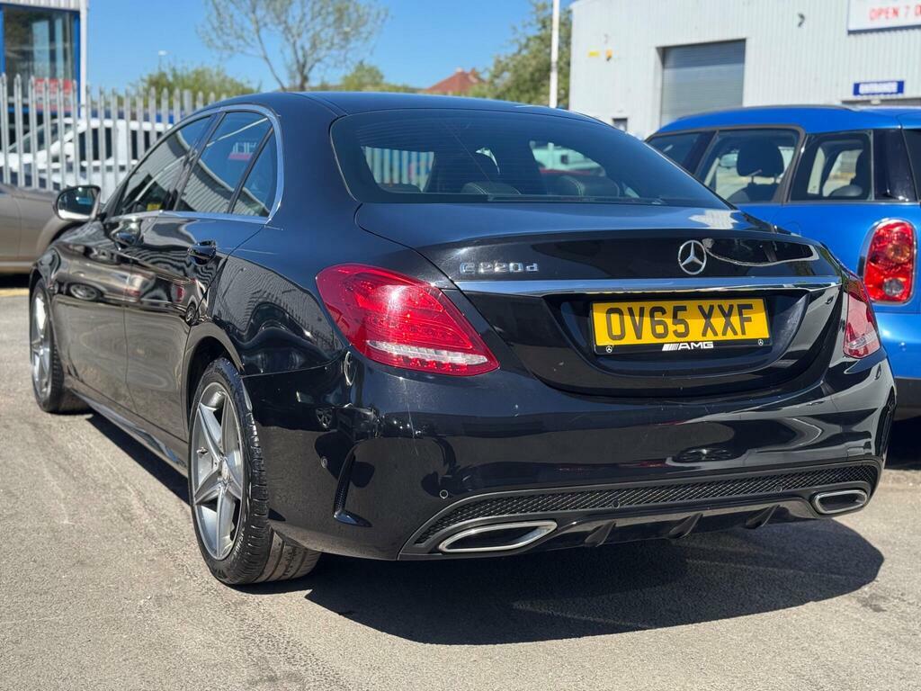 Mercedes-Benz C Class 2.1 C220d Amg Line 7G-tronic Euro 6 S S OV65XXF Black #3