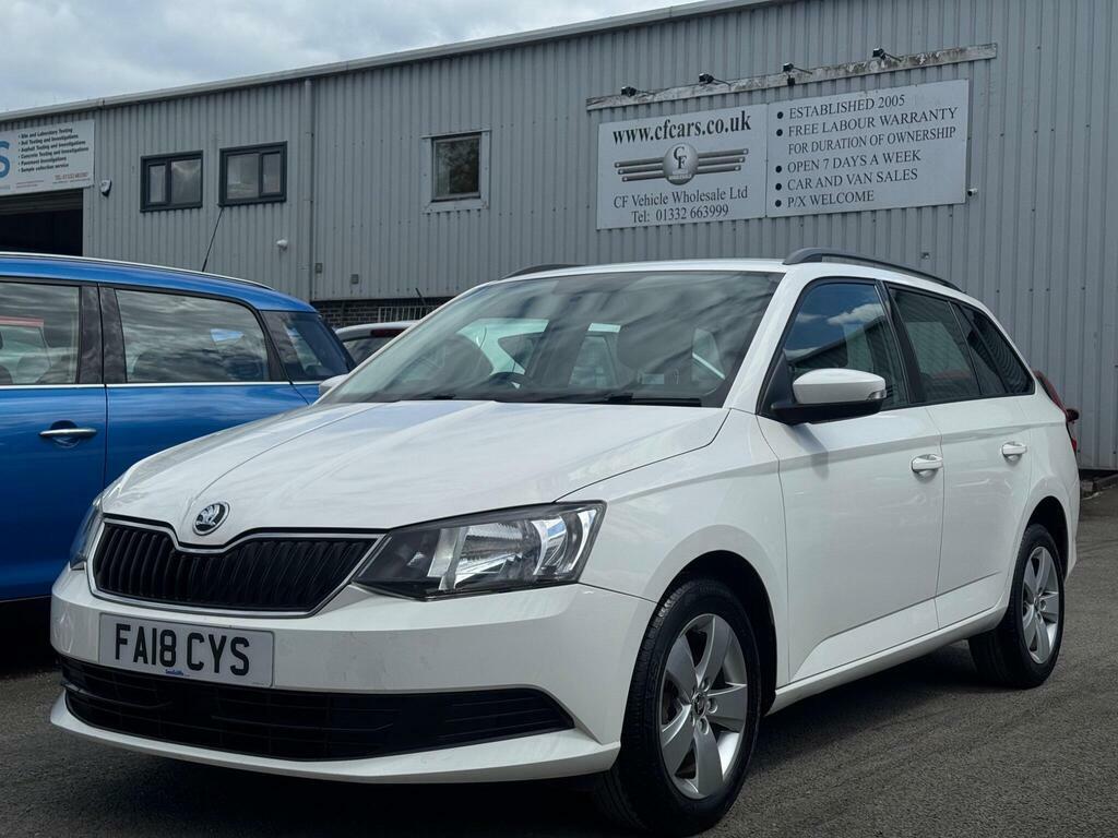 Skoda Fabia 1.0 Tsi Se Euro 6 S S FA18CYS White #2