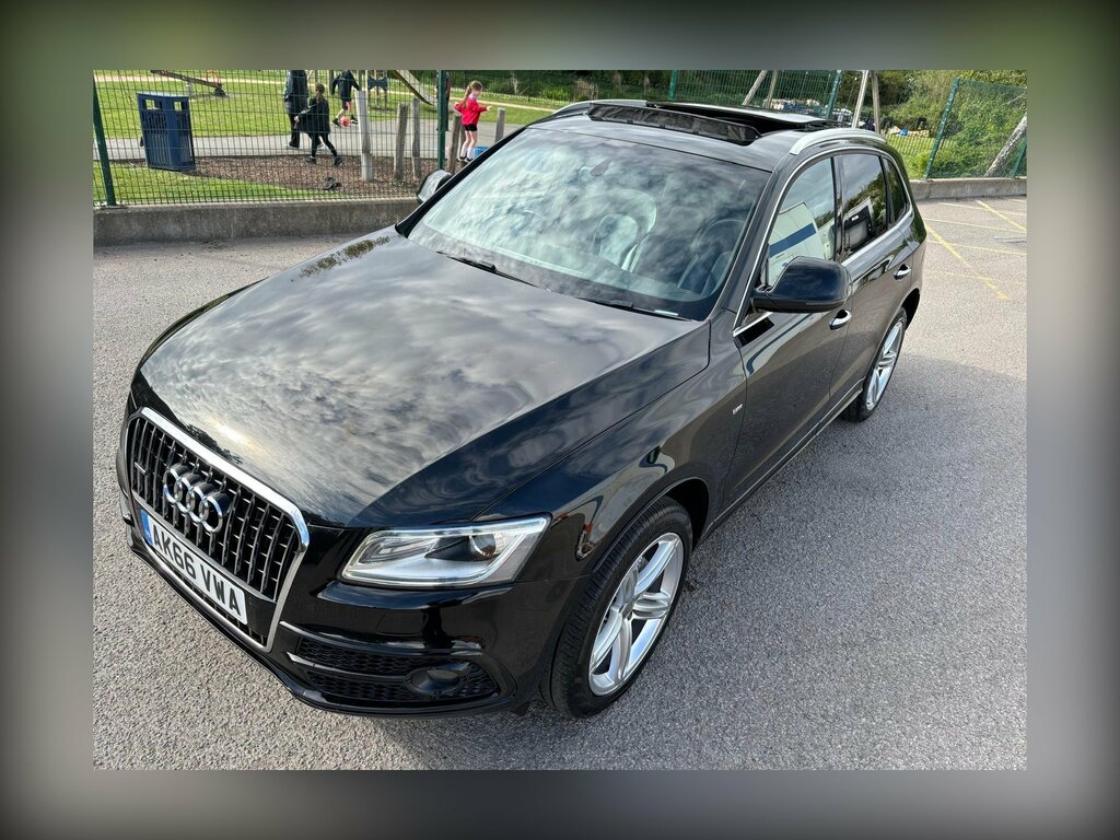Audi Q5 2.0 Tdi S Line Plus S Tronic Quattro Euro 6 Ss AK66VWA Black #6