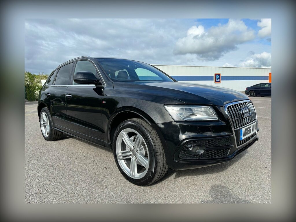 Audi Q5 2.0 Tdi S Line Plus S Tronic Quattro Euro 6 Ss AK66VWA Black #4