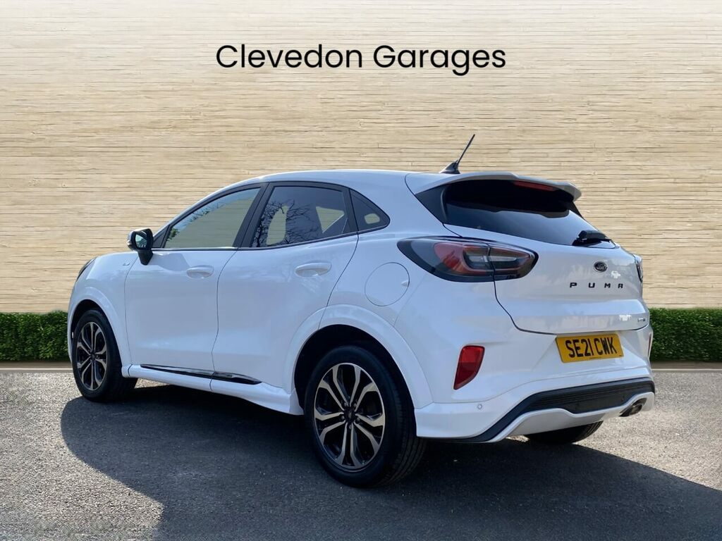 Ford Puma 1.0T Ecoboost Mhev St-line Suv E SE21CWK White #4