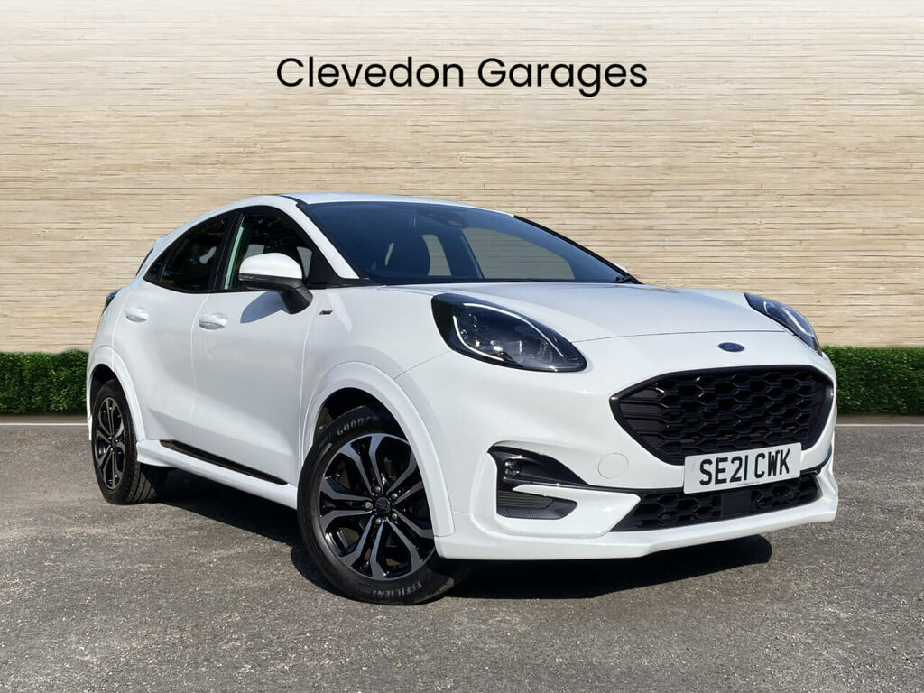 Ford Puma 1.0T Ecoboost Mhev St-line Suv E White