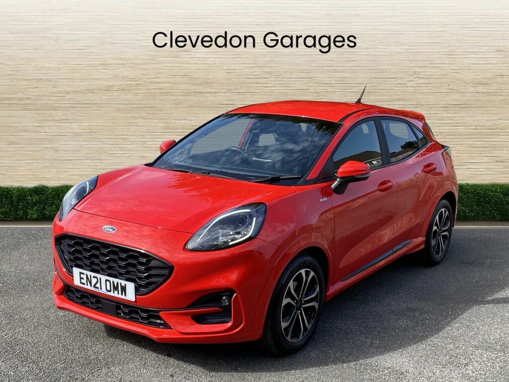 Ford Puma 1.0T Ecoboost Mhev St-line Suv E EN21OMW Red #2