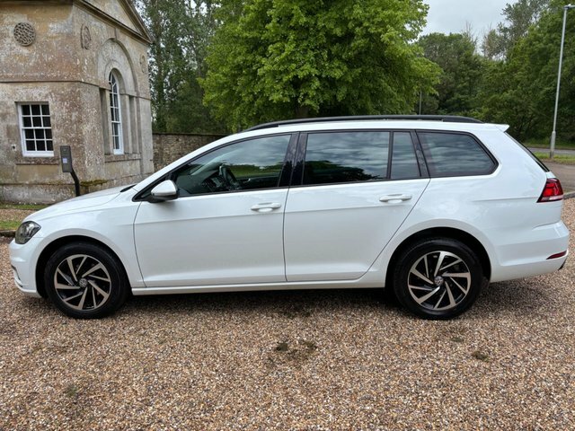 Volkswagen Golf 1.6 Tdi Match Euro 6 S S BX19UNL White #6