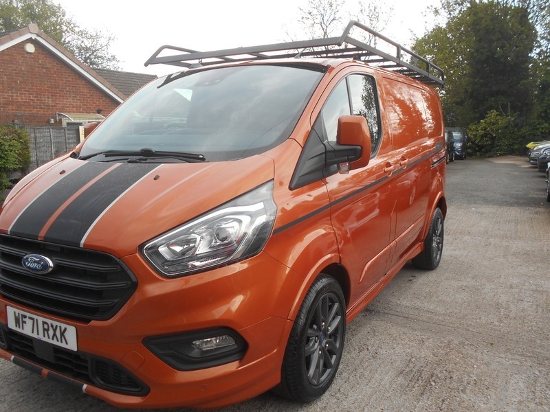 Ford Transit Custom 2022 290 Sport P WF71RXK Orange #3