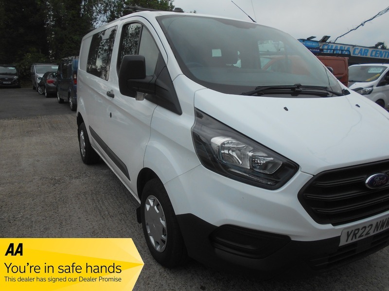 Ford Transit Custom 300 Leader 2022 Dciv YR22NWW White #2