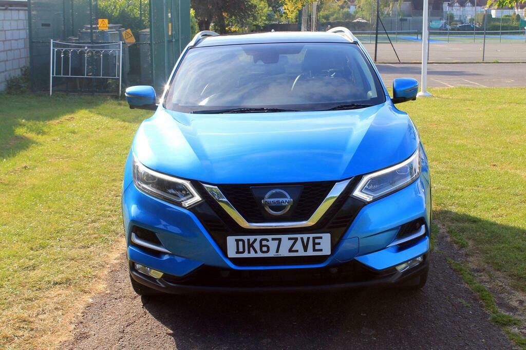 Nissan Qashqai 2017 Nissan Qashqai 1.6 Dig-t Tekna Suv DK67ZVE Blue #2