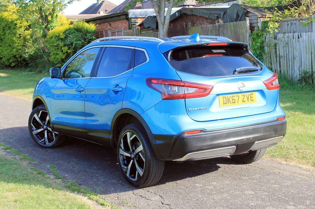Nissan Qashqai 2017 Nissan Qashqai 1.6 Dig-t Tekna Suv DK67ZVE Blue #5